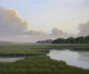 Quiet Marsh, 20 x 24, Oil - Studio